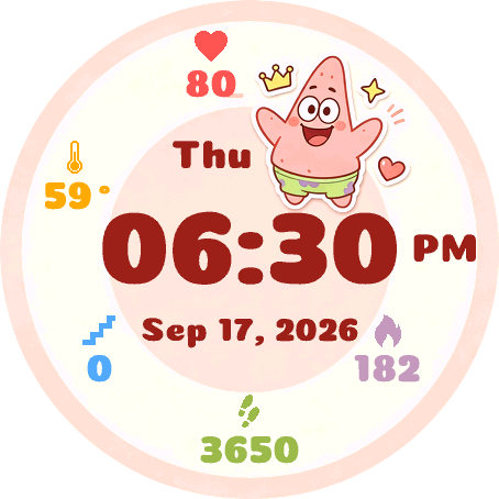 Patrick Star Royal Time