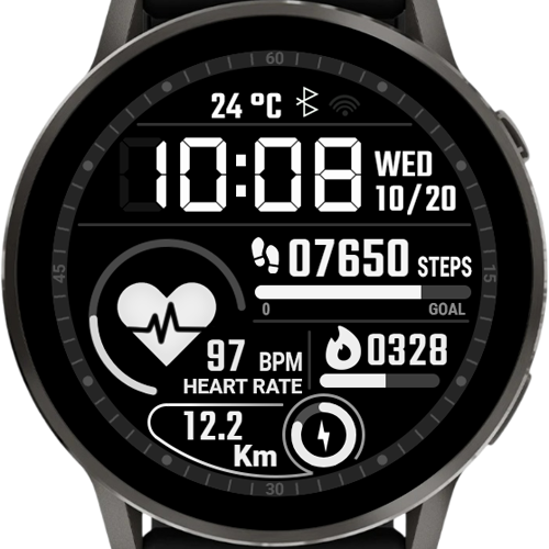 Sport Watch Monochrome