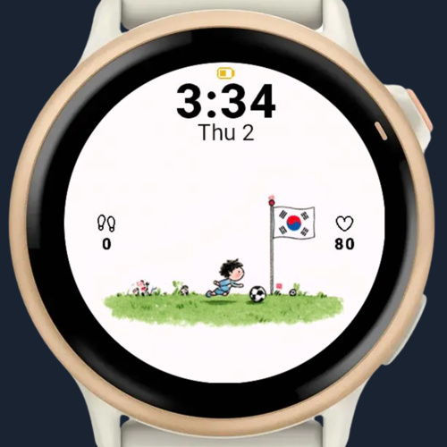韩国足球表盘