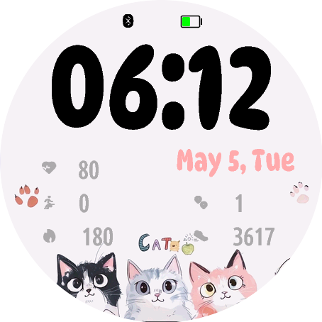 Three cats