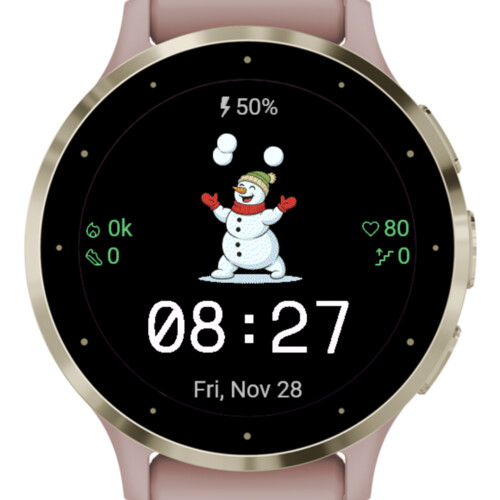 Juggling Snowman Animated