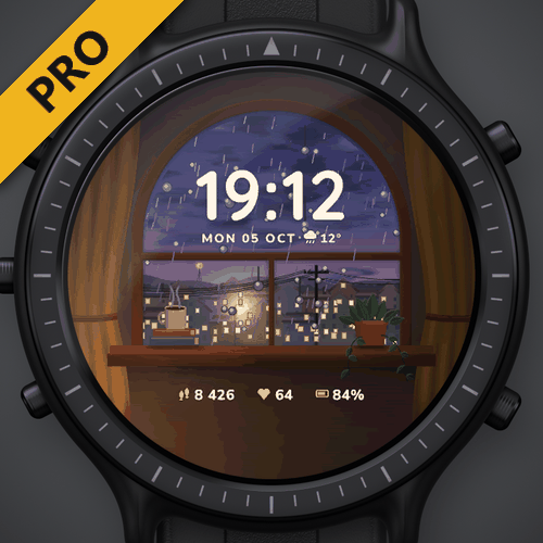 Astra Window Pro – Animované lofi okno s počasím