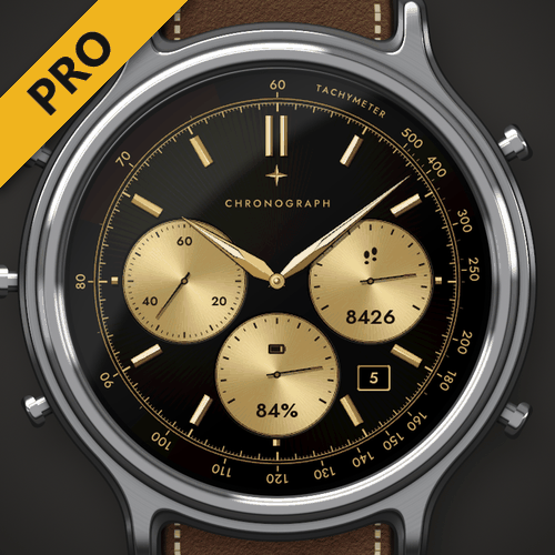Astra Chrono Noir Pro – Animovaný zlatý chronograf