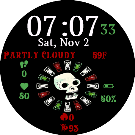 Abstract Skull
