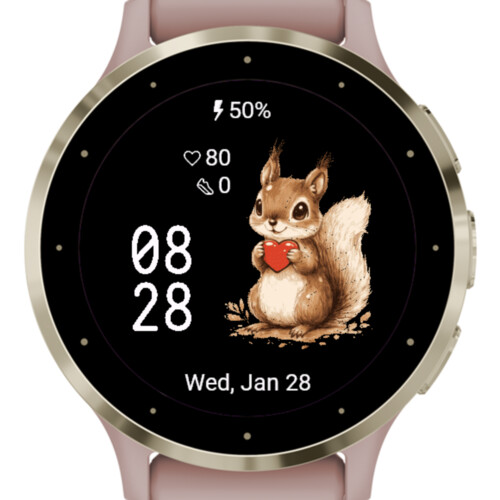 Valentine Squirrel Love