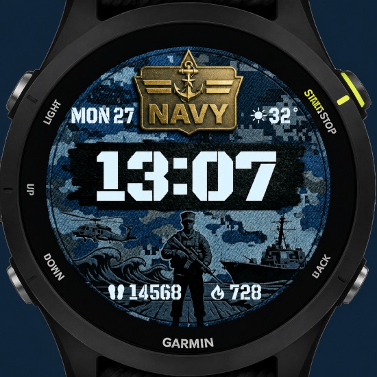 MnM NAVY "AMOLED"