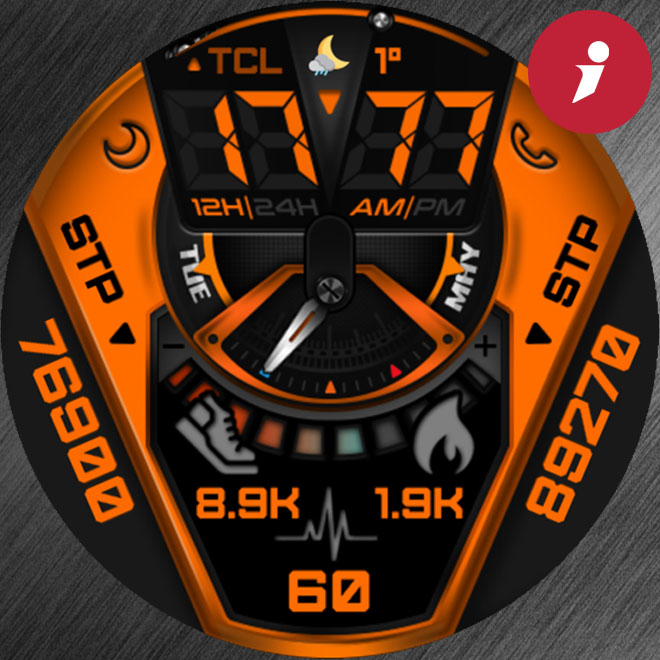 iFacer – REV METER (O)