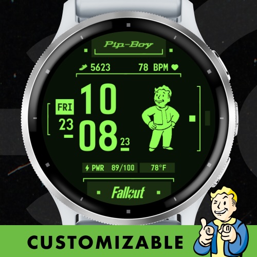 Official Fallout Pip-Boy Watch Face