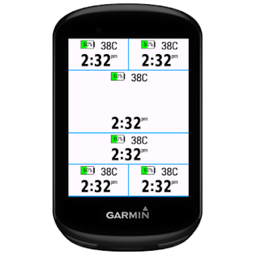 Time + Battery Level + Current Temperature