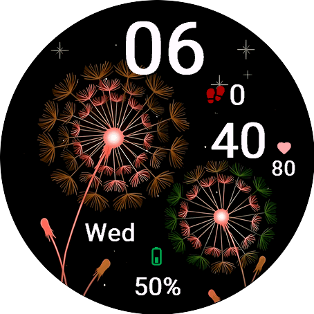 Glowing Dandelion
