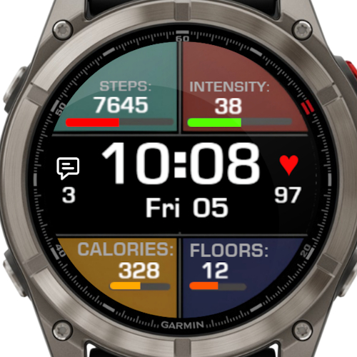 H Goals — official Connect IQ artwork