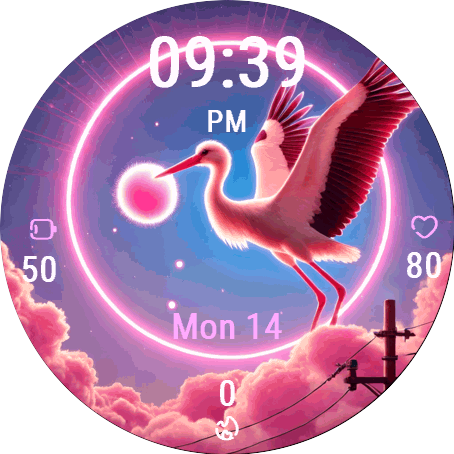 Neon Stork