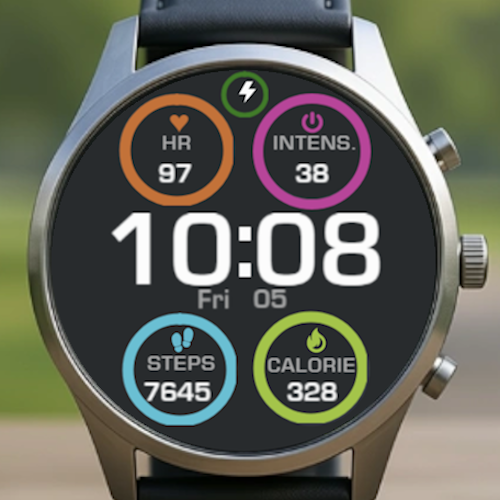 Goals Neon — official Connect IQ artwork