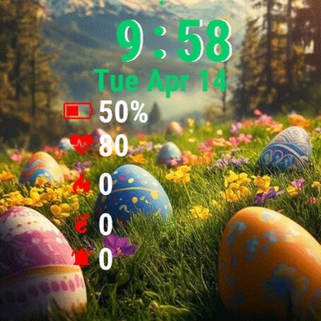 Easter Eggs Mountains