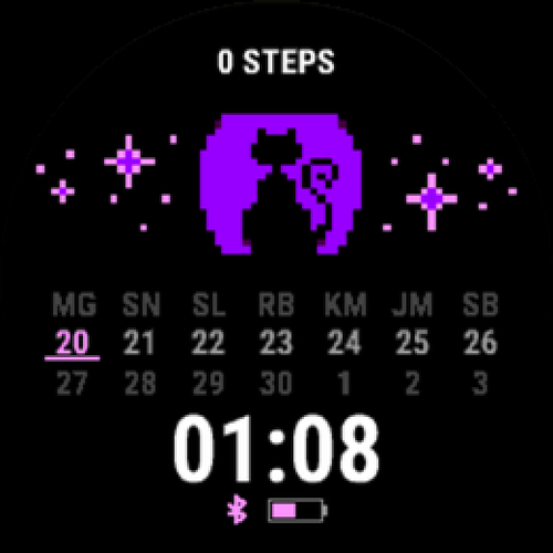 Magenta Moon — Two-Week Calendar