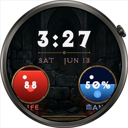 Sanctuary — Diablo-Inspired Watch Face
