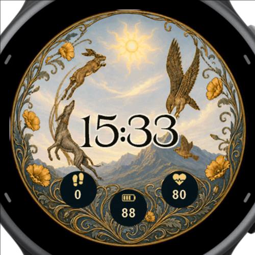 Taliesin - Celtic/Art Nouveau 4 face PRO version