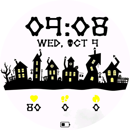Silhouette town