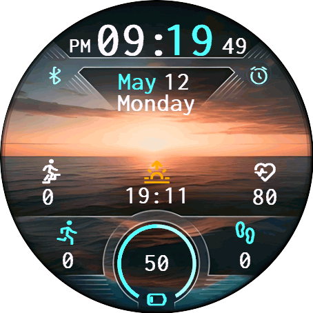 Techno Sunset