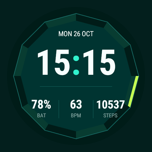 HOURSHIFT — Moving Hour AMOLED
