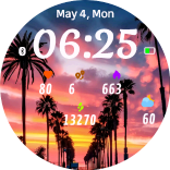 Sunset Palms