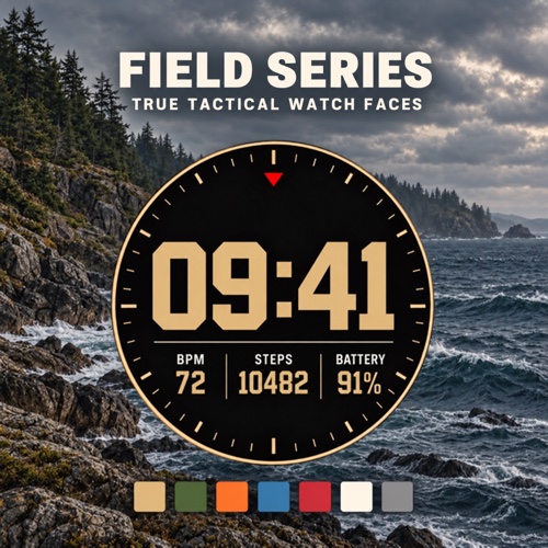 Field Series – Tactical Watch Faces