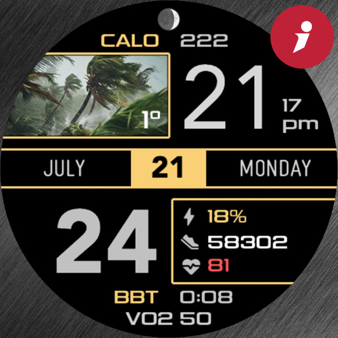 iFacer – S010 – Daily Weather in Full Frame