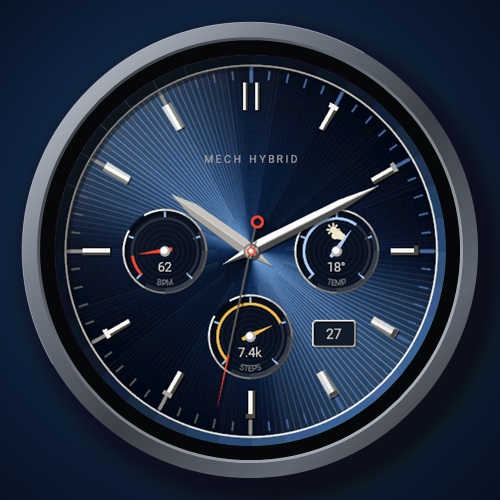 Mech Hybrid - Mechanical Chronograph Face