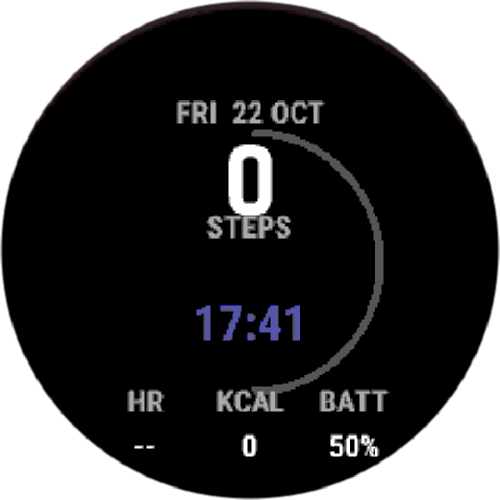 Metro - Steps, HR & Battery