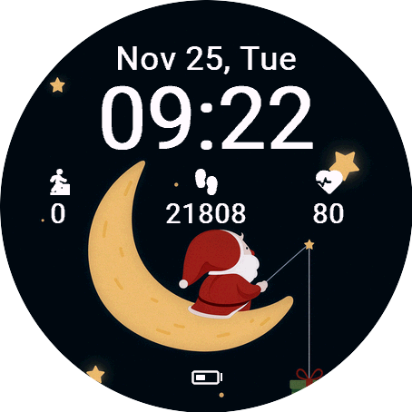 Moonlight Santa