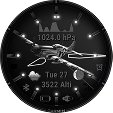 Fenix 8 Steel Wings B&W Design TRIAL