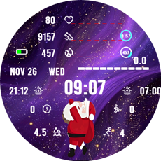 Christmas purple
