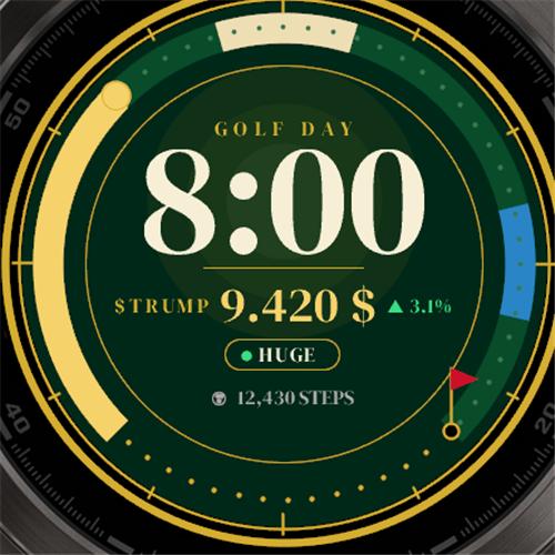Trump Live Coin Golf Day