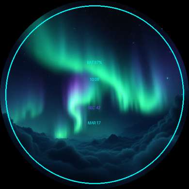 Aurora Flow I Watch Face
