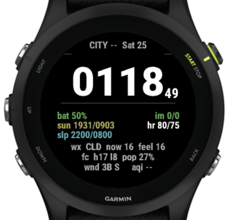 CLI style minimalist(CLI极简风格表盘) v0