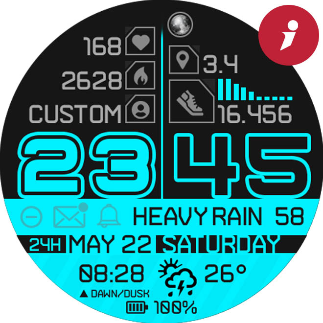 iFacer - SKY – Futuristic Precision on Your Wrist