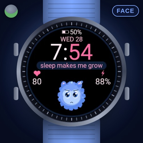 Plumi Face – 錶面上的毛球