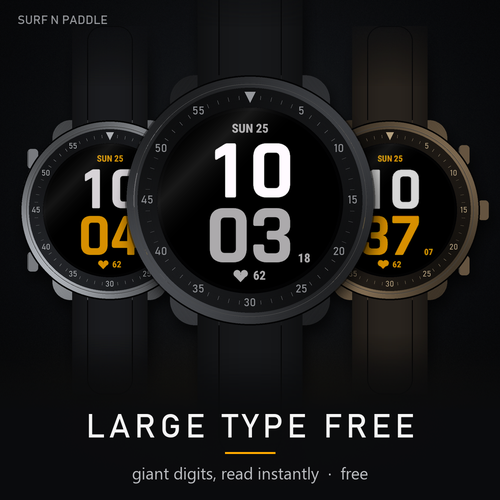 Large Type Free: Big Numbers