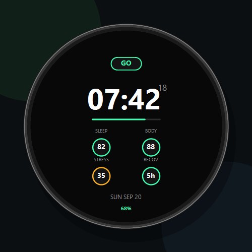 FlexReady - The morning decision face.