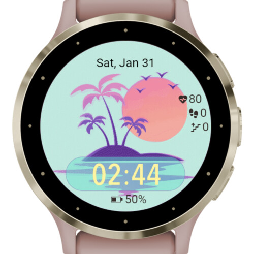 Tropical Pastel Sunset