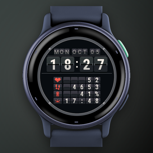 SplitFlapBoard-IOV Klapbord Vertrekbord Retro