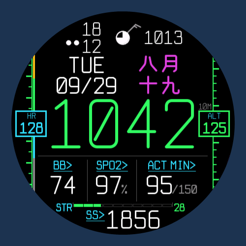 PCD Cockpit 座舱表盘