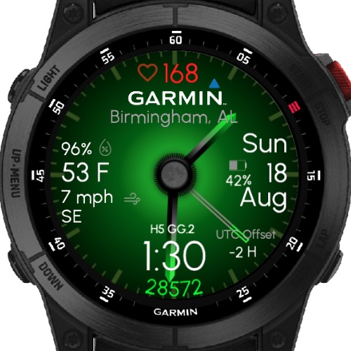 Gradient Green (Garmin Wx - TRIAL ONLY)