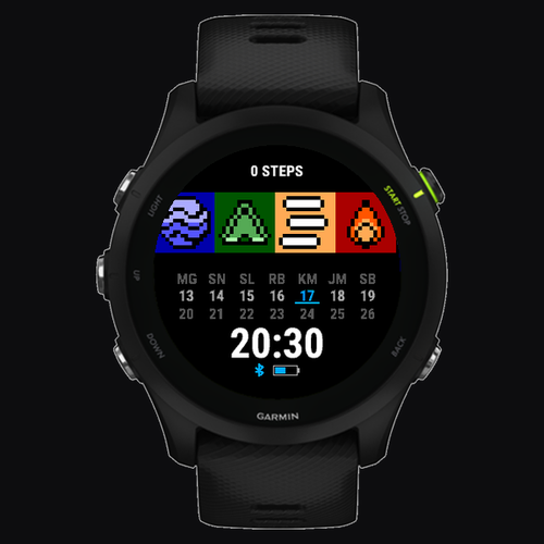 Four Elements Pixel — Two-Week Calendar