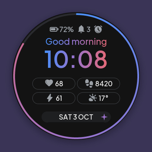 Glimt – Gradient Greeting