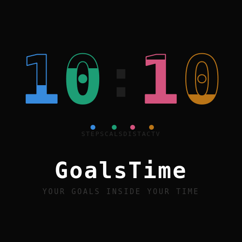 Goals Time — Activity Progress Watch Face
