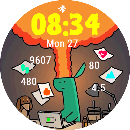 Stressed Cartoon