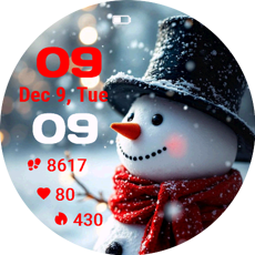 Snowman Dial