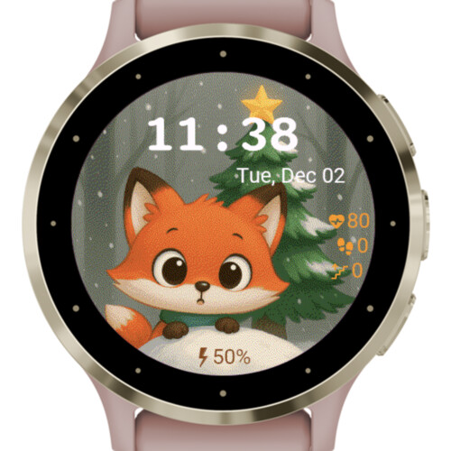 Cute Winter Fox