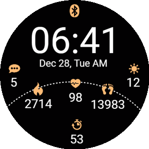 Simplicity Dark Mode White Orange